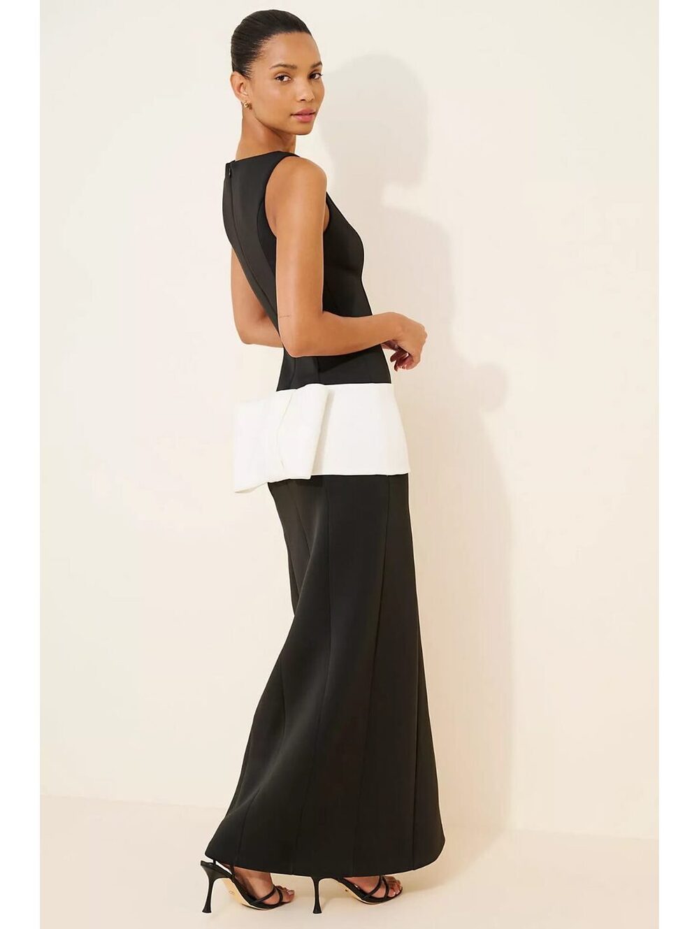 Tojha Belladonna Bow Formal black tie dress